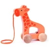 Giraffe Wooden Push and Pull Toddler Toy..., By Hape Ship from US