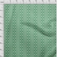 thumbnail image 4 of oneOoneVelvetGreenFabricAsianBlockSewingMaterialPrintFabricByTheYard58InchWide, 4 of 4