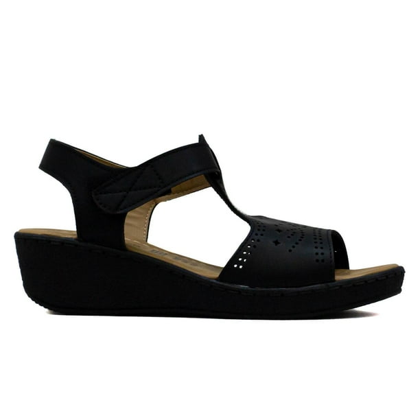 Sandalia Para Mujer Melissa Garcia 2404 negro 24.5