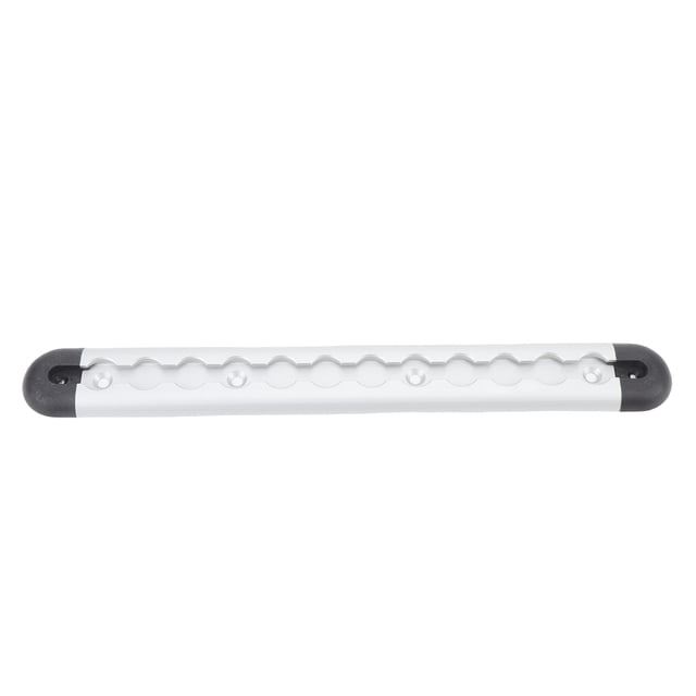 Metal Cargo Control L Track Tie Down System with End Caps Use On Securing Motorcycles ATVs Pickup Trucks Utility Trailers Silver