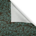 thumbnail image 5 of Ambesonne Ethnic Grommet Curtain, Foliage Pattern, 50" x 96", Seal Brown Turquoise, 5 of 6