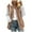 Khaki, variant on IROINNID Women's Short Hoodie Shearing Coat Contrast Color Long Sleeve Warm Coat Jacket Winter Comfy Zipper Outerwear, Wine