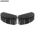 thumbnail image 4 of Motorcycle Floorboard Fringe Pu Leather Vintage Foot Peg Cover For Harley Indian Chief Chieftain Dyna Softail Touring Cafe Racer, 4 of 5