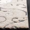 thumbnail image 2 of SAFAVIEH Florida Douglas Floral Vines Shag Area Rug, 2 of 4