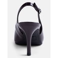 thumbnail image 3 of No Boundaries Women's Slingback Peep Toe Heels, 3 of 6