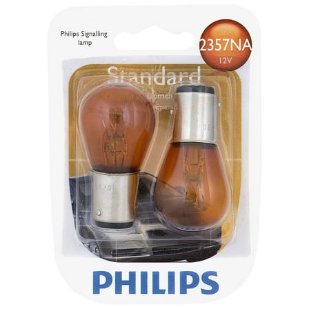 Philips Standard Miniature 2357Na, Amber, Twist Type, Always Change In Pairs!