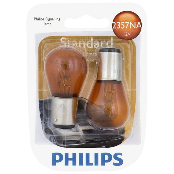 Philips Standard Miniature 2357Na, Amber, Twist Type, Always Change In Pairs!