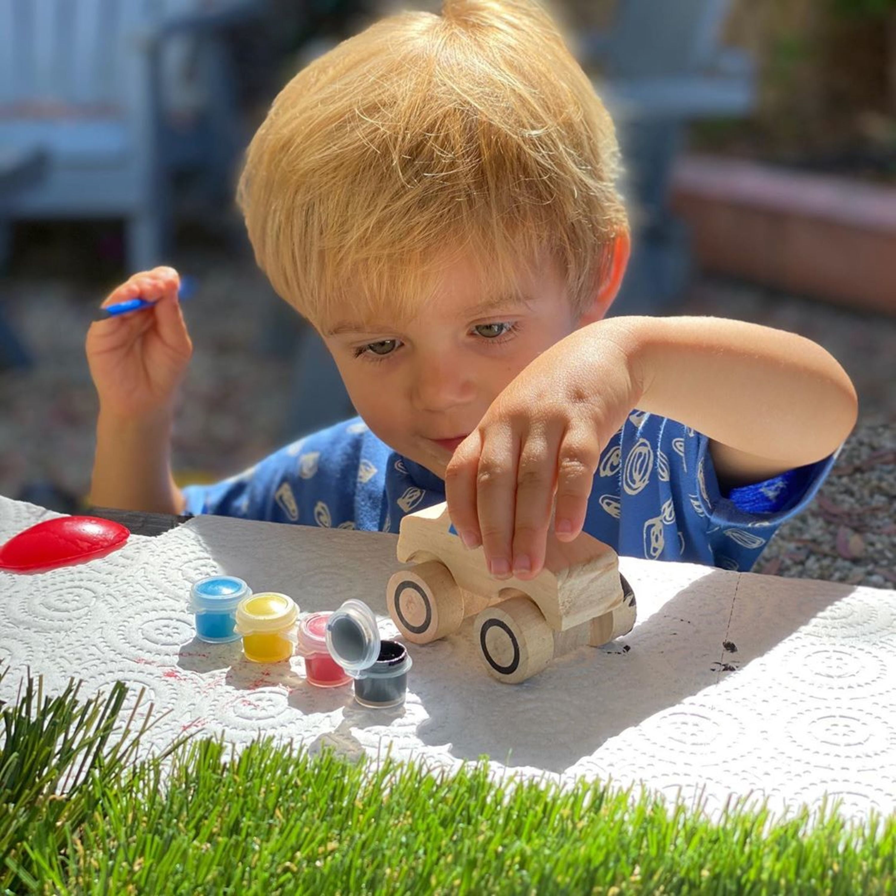 Melissa & Doug DYO Bundle - Monster Truck & Train