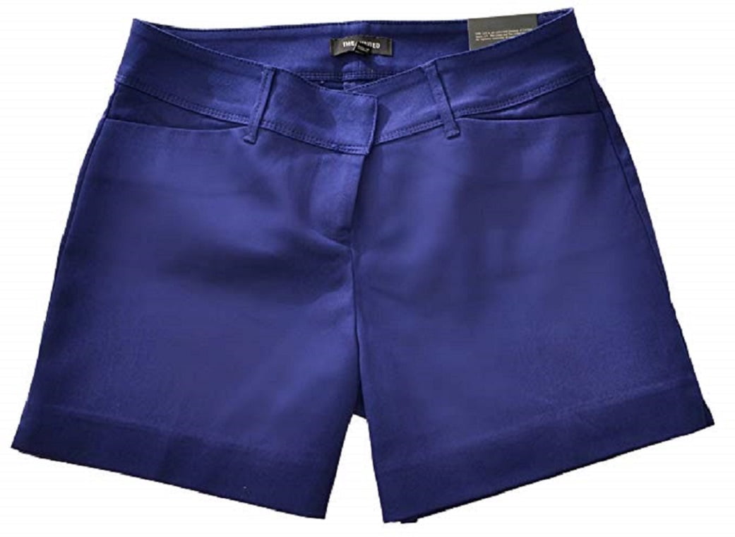 Tailored Short Flat Front Shorts, Navy 