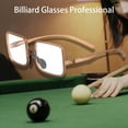 thumbnail image 2 of Fashion Billiards Goggles Eyewear Clearly View Billiards Player Glasses Eyeglasses for Enhances Billiards Experience, 2 of 8