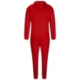 thumbnail image 4 of Men's Tracksuit 2 Piece Autumn Winter Casual Solid Jogger Sport Gym Pockets Sweatsuit Long Sleeve Hoodies and Sweatpant Set, 4 of 5
