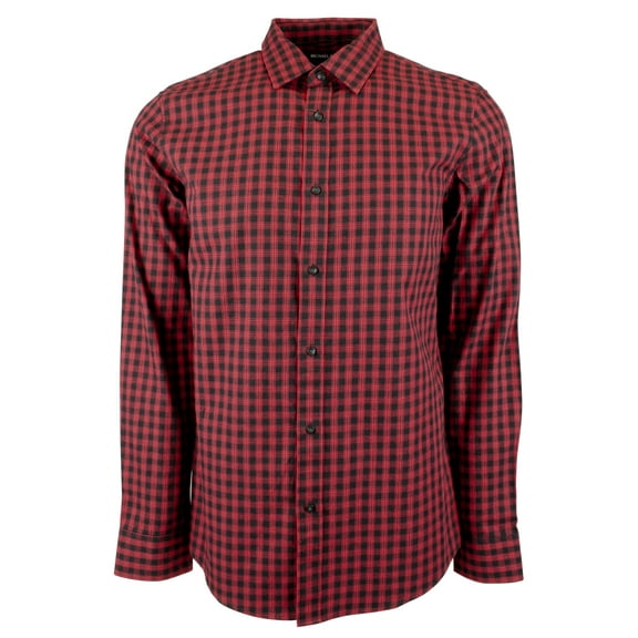 Men's Classic Fit Long Sleeve Button Down Shirts Blk X-Large