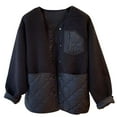 thumbnail image 2 of LSLJS Manteau Chaud pour Femmes avec Poches, Longue Veste d'Hiver à Manches Longues, 2 of 5