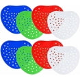 thumbnail image 1 of Jinsinto Urinal screen, urinal insert, deodorant urinal screen urinal splash protection mat suitable urinal insert 8 pieces (large hole), 1 of 5
