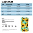 thumbnail image 6 of Fotbe Men's Sunflowers With Green Leaves Print Men's Sleeveless Muscle Tank Tops Casual T-Shirts for Gym Workout Beach-Medium, 6 of 8