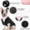 thumbnail image 3 of Dog Shirt Pet S Dog Clothes, Stylish Suit Bow Tie Costume, Wedding Shirt Formal Tuxedo, 3 of 4