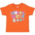 thumbnail image 3 of Inktastic Happy Easter with Bunny Face and Easter Eggs Girls Toddler T-Shirt, 3 of 5