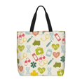 thumbnail image 1 of Easygdp Medical Icons Bolsa Tote para Mujer, Bolso de Hombro para Trabajo, Playa, Viajes, Compras y Supermercado, 1 of 7