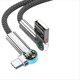 thumbnail image 4 of Cable de Datos USB Tipo C de Carga Rápida con Codo Giratorio de 180 Grados para Juegos, Carga de Teléfono Móvil, 1,5 M, 4 of 6