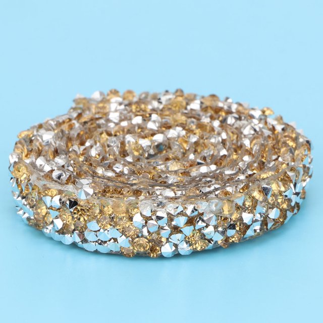 Diamond Mesh Wrap,DIY Diamond Mesh Wrap Diamond Ribbon Rhinestones Ribbon Convenient Use