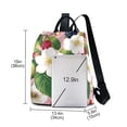 thumbnail image 3 of FORMRS Women's Travel Backpack Purse Anti-Theft Hidden Pockets Casual Shoulder Bag, Pink Raspberries, 3 of 7