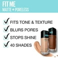 thumbnail image 2 of Maybelline New York Fit Me Matte + Poreless Foundation Makeup, Ultra-Lightweight Formula Controls Shine, for Normal to Oily Skin, 312 golden ,30 ml, 2 of 6