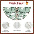 thumbnail image 3 of Defioc Puppy for Christmas Tree Skirt Snowman Xmas Tree Skirt Farmhouse Christmas Decorations Tree Mat for Holiday Party Decor-36", 3 of 6