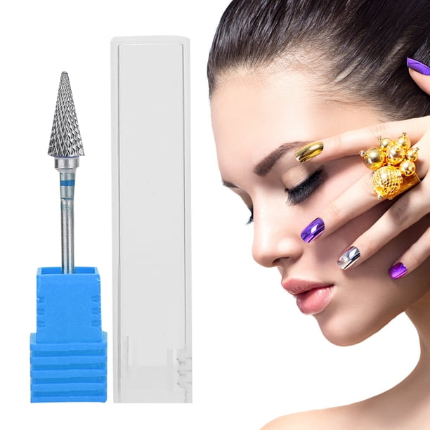 Brocas para Herramientas de Taladro de Umas para para un unas Acrílicas, Brocas de Manicura de Acero de Tungsteno Brocas de Carburo para ununas Brocas Eléctricas para Manicura y