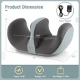 thumbnail image 3 of Giantex Electric Foot Massager, Calf Massager w/3 Massage Intensity, Vibration, Detachable Middle Sponge, 3 of 9