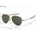 thumbnail image 2 of Mewfacos Sunglasses Men Gold Frame Sunnies Sun Glasses Male Shades, 2 of 6