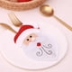 thumbnail image 4 of Soporte para cubiertos de Navidad, nuevo Papá Noel, muñeco de nieve, alce, múltiples estilos, tenedor, cuchara, bolsas, regalo, cubiertos, Kits de decoración para fiestas cara larga/Papá Noel Naiovety HA070140-04B, 4 of 6