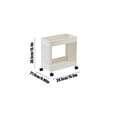 thumbnail image 3 of Naittoop Mobile Trolley Rack Under The Desk Floor Standing Desk A4 File Book Snack Storage Rack, 3 of 6