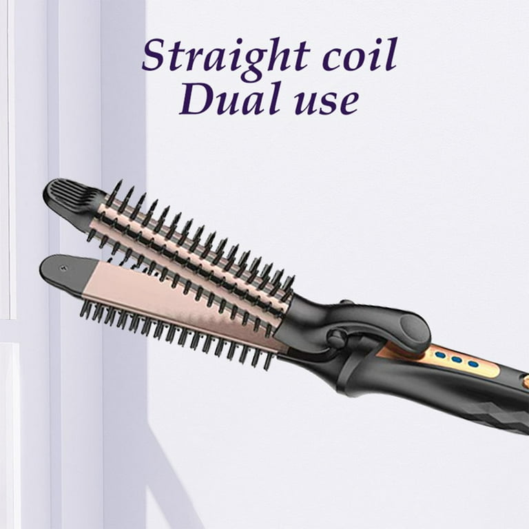 Curling iron with teeth deals
