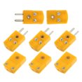 thumbnail image 2 of KAKOWELY 2 Pairs K Type Thermocouple Plug Socket Connector Male And Female Adapters For Precision Instrument Connection For Industrial And Laboratory Use,0.98X"X0.67"X0.39", 2 of 5