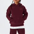 thumbnail image 2 of YunPes Girls Boys Hoodie Baggy Casual Graphic Sweatshirt Halloween Spooky Print Long Sleeve Pullover Kids Fashion Spring Fall Clothes, 2 of 3