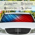 thumbnail image 5 of Car Windshield Sunshade Blocks Usa Stars and Stripes Sun Visor Protector Foldable Sun Shield For Vehicle Car Truck SUV Van 55x27.5 inches Keep Vehicle Cool, 5 of 6