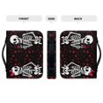 thumbnail image 4 of HELLHERO Skeleton Rose Print Bible Cover, Large Capacity PU Leather Church Bible Bag for Bible Study Prayer, Protective Bible Covers, 4 of 12