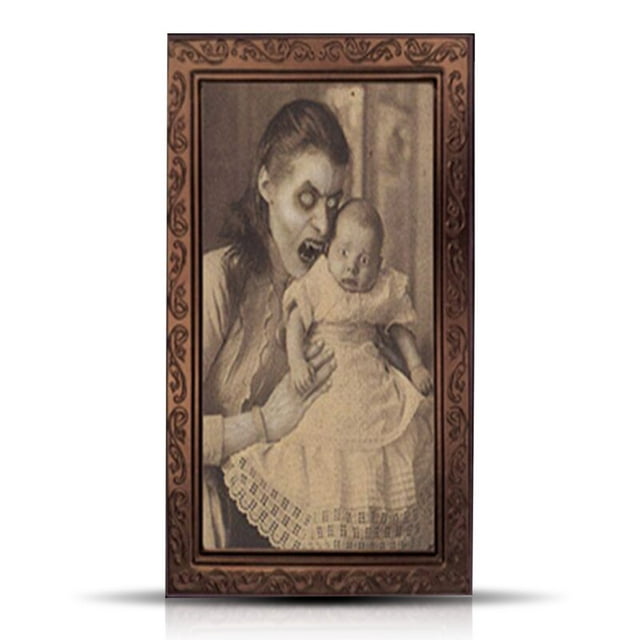 ”Halloween Picture Frame Party Horror Scary TPE Photo Home Hotel Haunted House Decorations B027”