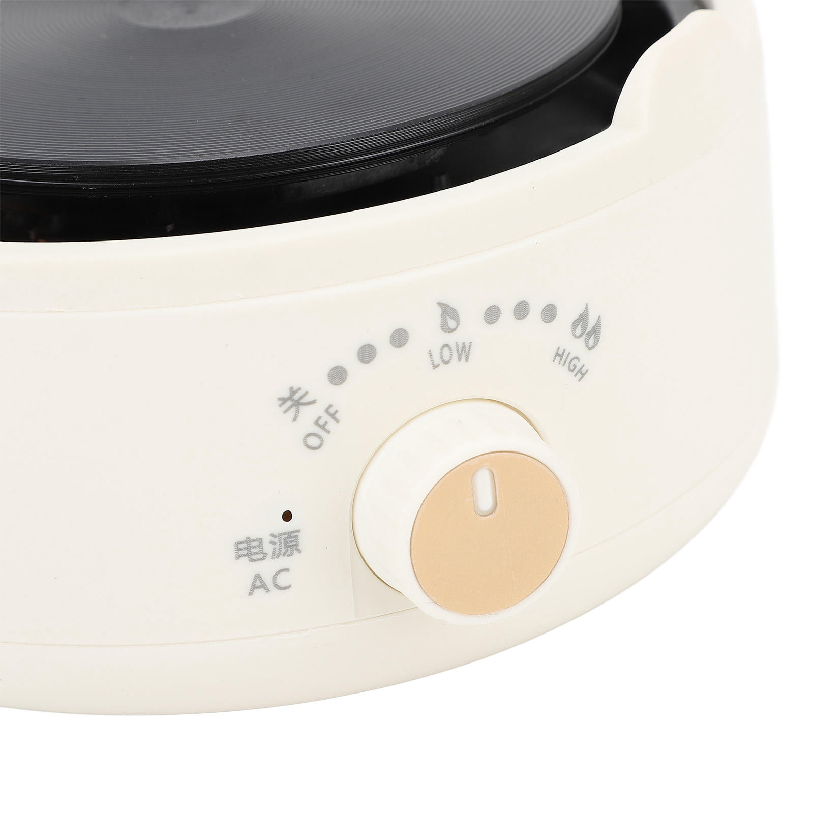 Rupoun 500W Compact Electric Hot Plate – 2‑Level Temperature Control, 360° Even Heating, Auto Shut‑Off, Versatile for All Cookware