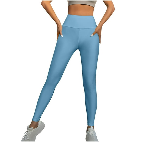XUNKUSGA Yoga Pants High Waisted Performance Tummy Control Leggings for Women Fashion Neon Stretch Skinny Womens Trousers Running Gym Workout Dance Pants S-XL