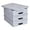 Ash, variant on Bigso Box of Sweden Oskar Canvas Fiberboard Document Letter Box - File Organizer Box for Important Paperwork - Document Storage with a Lid & Handle - 3.3 in x 10.2 in x 13.8 in - 3 Pack - Grey