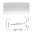thumbnail image 2 of Lipstore Floor Air Conditioner Vent Deflector Air Deflector Cuttable Anti Direct Blow 60cmx30cm, 2 of 8