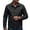 Black, variant on Miqool Denim Jacket for Men Button Down Long Sleeve Trucker Jean Jacket Casual Workwear Coat with Pockets