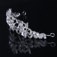 thumbnail image 4 of Hermosa flor de material cristal Diadema de de imitación Tiara Velo Boda nupcial Prom mayimx Preciosa Crystal Flower Rhinestone Corona Diadema tiara nupcial de la boda Prom Nuevo, 4 of 6