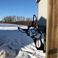 thumbnail image 6 of Metal Art Farm Garden Decor, Gaqring Peeping Cow Outdoor Yard Fence Decoration, Weather Resistant Metal Wall Mounted Garden Statue for Patio Backyard Home, 6 of 7