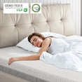 thumbnail image 4 of 3 Inch Memory  Mattress Topper,  Mattress Topper for   and Washable Tencel Cover for Master Bedroom, Guest Room, Soft &   & Breathable, CertiPUR- Certified, 4 of 6