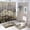 style-191, variant on 4 Pcs Shower Curtain Sets Rug Toilet Lid Cover And Non-Slip U Shape Mat Small Chicks Durable And Waterproof Easter Day Cute Chick for Bathtub Decor