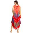 thumbnail image 2 of Sakkas Tasanee Caftan Tank Dress / Cover Up - Red - One Size, 2 of 6