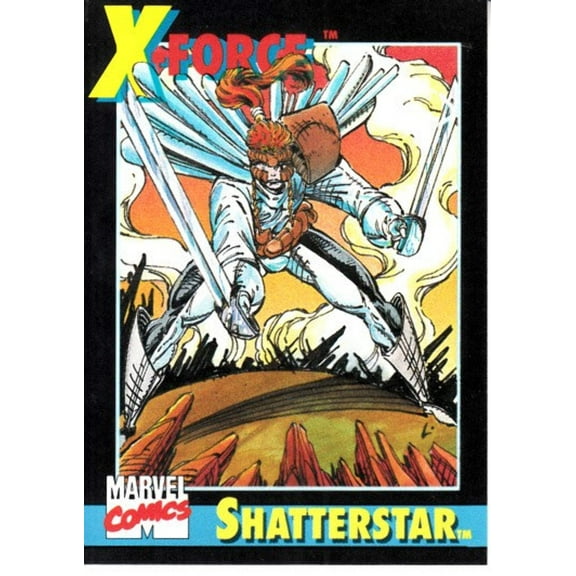 Marvel Comics Universe 1991 Impel Shatterstar promo card #2