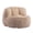 Brown+Camel, variant on IVV Modern Faux Fur Upholstered Bean Bag Chair with High-Density Shredded Foam Fill, No Assembly for Living Space, Bedroom Nook, Home Corner, "W x 43.3"D x 30.3"H (Brown+Camel)